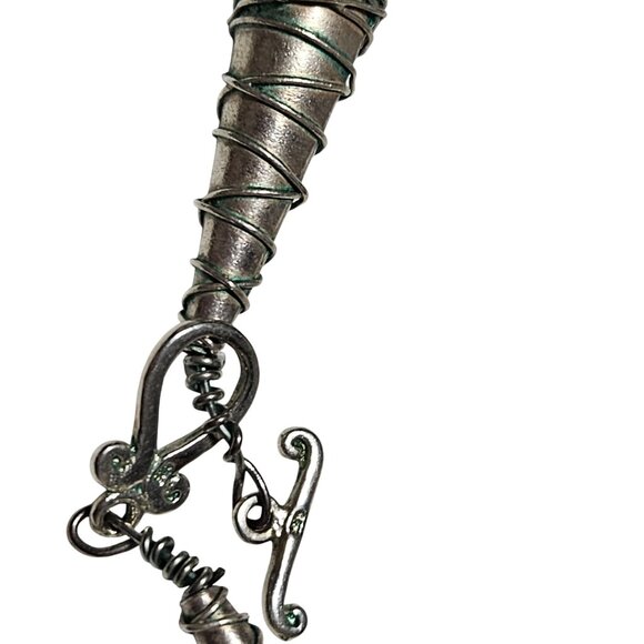 Elegant Multi Strand Pink Black Seed Beaded Statement Necklace Silver-Tone Rings - Picture 4 of 7